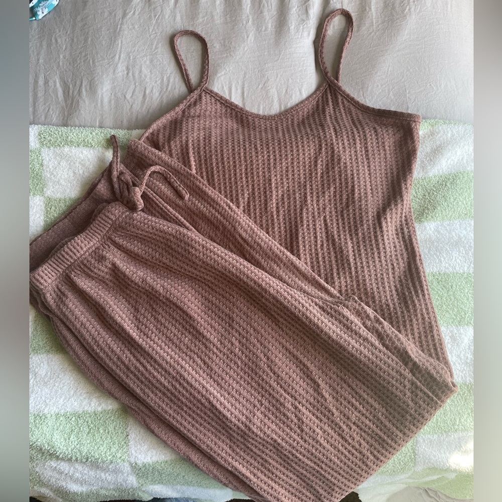 Waffle Knit PJ set
